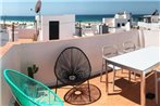 2 storey apartment with roof terrace and sea view