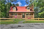 Pigeon Forge Log Home with Hot Tub Less Than 2 Miles to DTWN!
